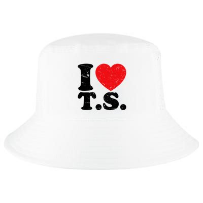 Cute Red Heart I Love T.S Cool Comfort Performance Bucket Hat