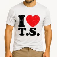 Cute Red Heart I Love T.S Cooling Performance Crew T-Shirt