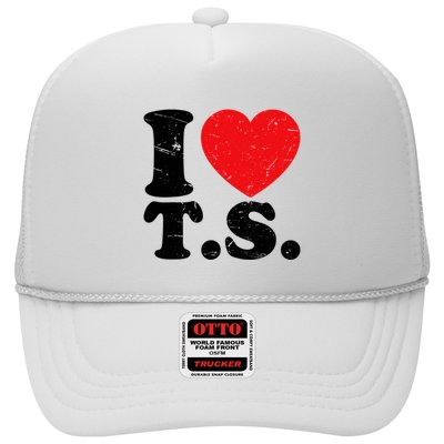 Cute Red Heart I Love T.S Trucker Hat