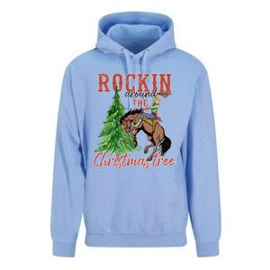 Cow Ride Horse Xmas Rockin Around Christmas Tree Pajamas Gift Unisex Surf Hoodie