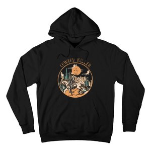 Cow Riding Horse Killers Rodeo Desert Western Country Hoodie