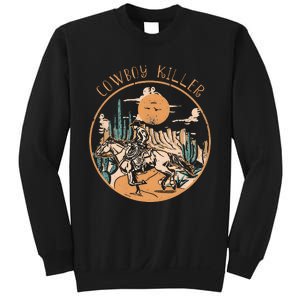 Cow Riding Horse Killers Rodeo Desert Western Country Sweatshirt