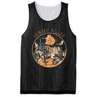 Cow Riding Horse Killers Rodeo Desert Western Country Mesh Reversible Basketball Jersey Tank