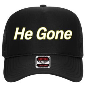 Couch Racer He Gone High Crown Mesh Back Trucker Hat