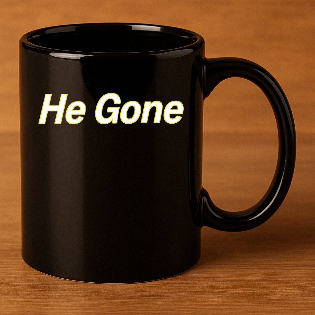 Couch Racer He Gone 11oz C Handle Ceramic Mug