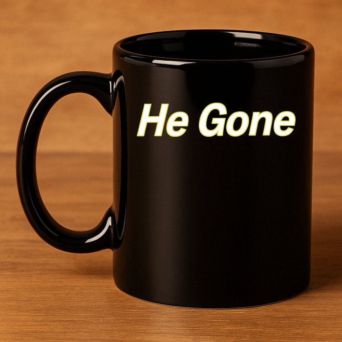 Couch Racer He Gone 11oz C Handle Ceramic Mug