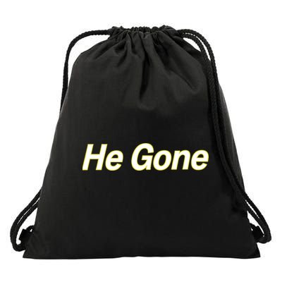 Couch Racer He Gone Drawstring Bag