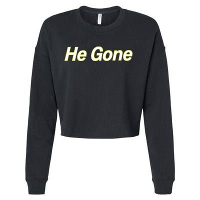 Couch Racer He Gone Cropped Pullover Crew