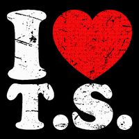 Cute Red Heart I Love T.S Cooling Performance Crew T-Shirt