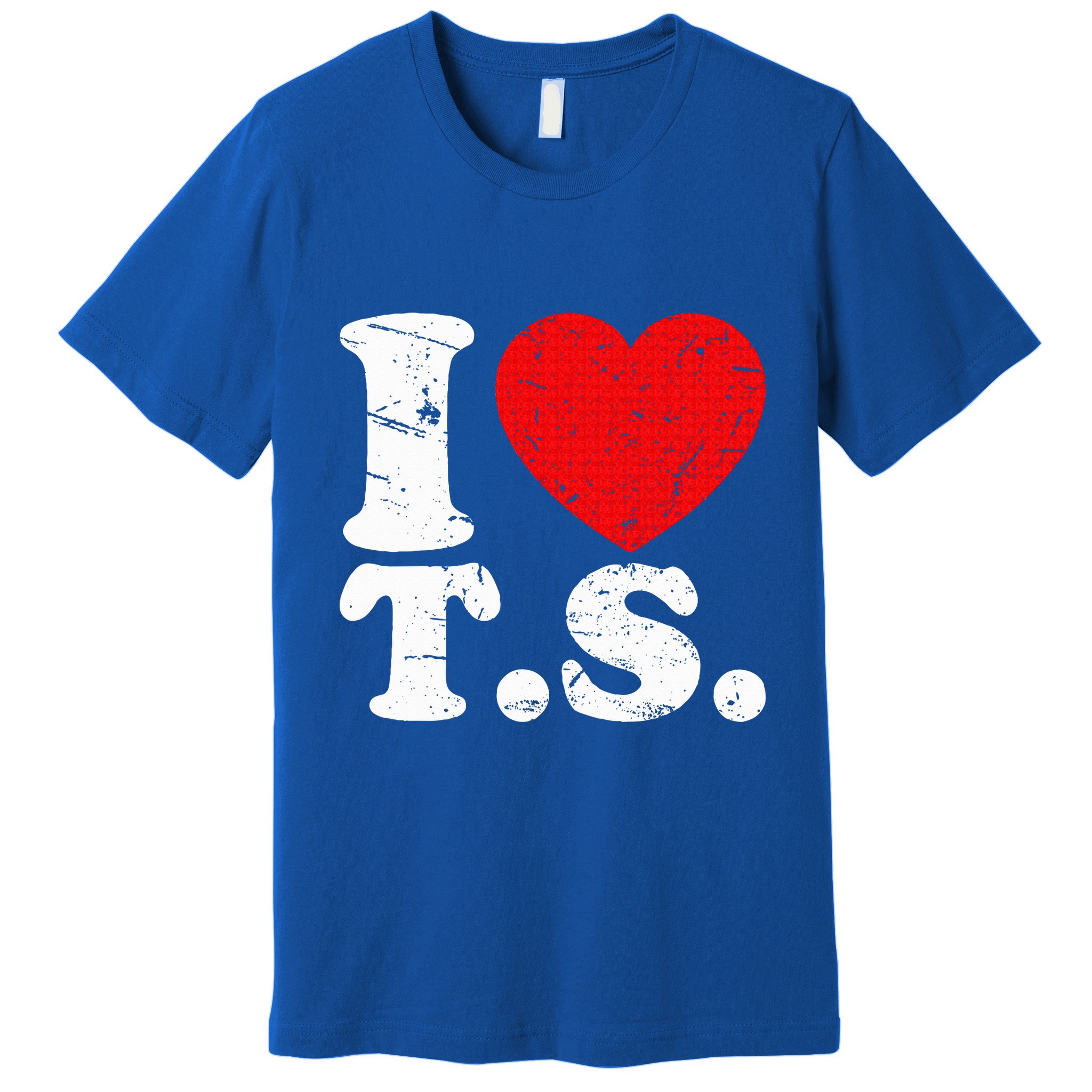 Cute Red Heart I Love T.S Premium T-Shirt