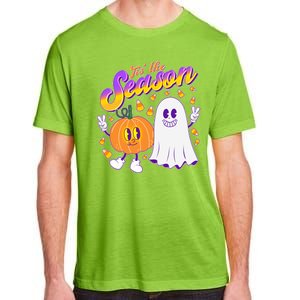 Cute Retro Halloween Tis The Season Adult ChromaSoft Performance T-Shirt