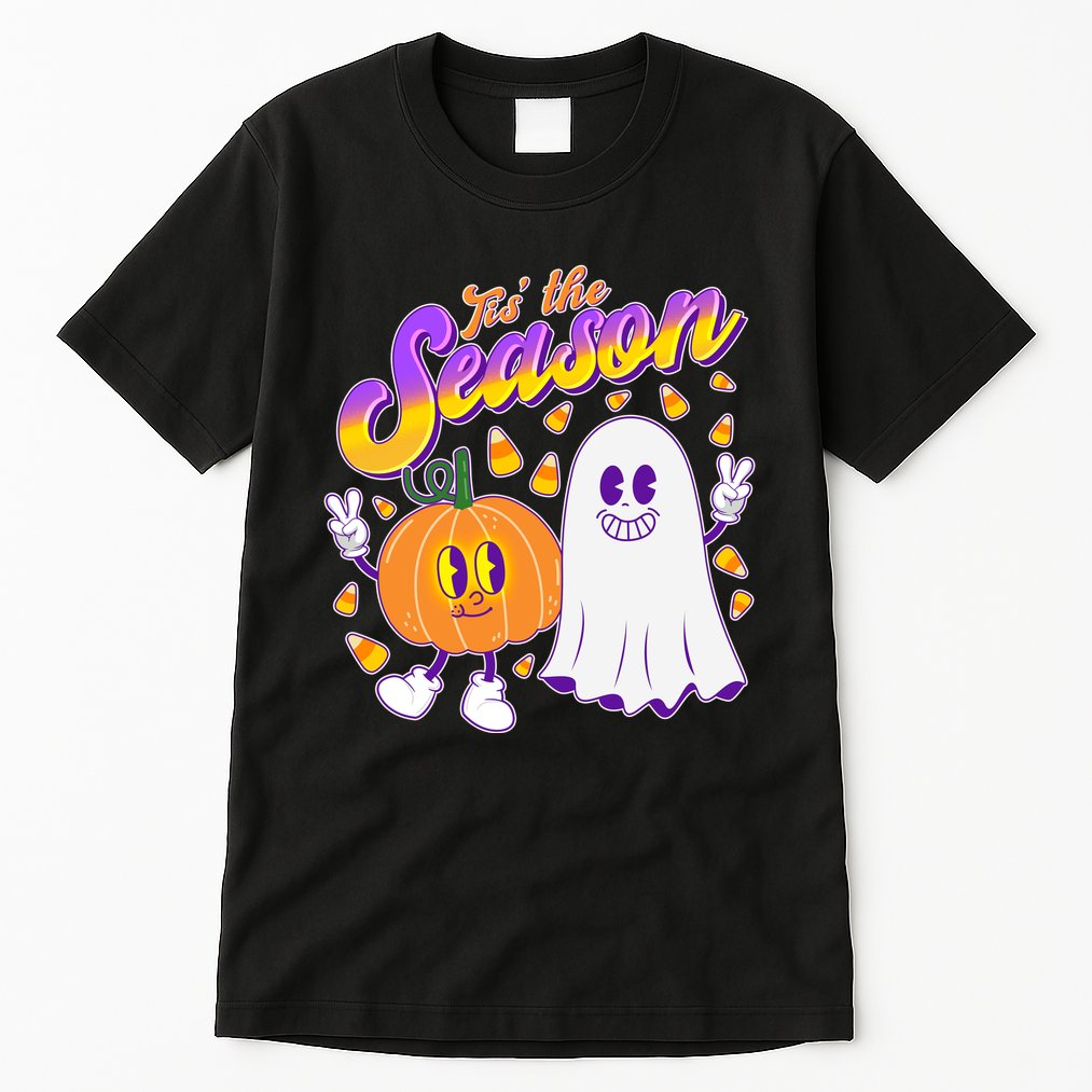 Cute Retro Halloween Tis The Season Tall T-Shirt