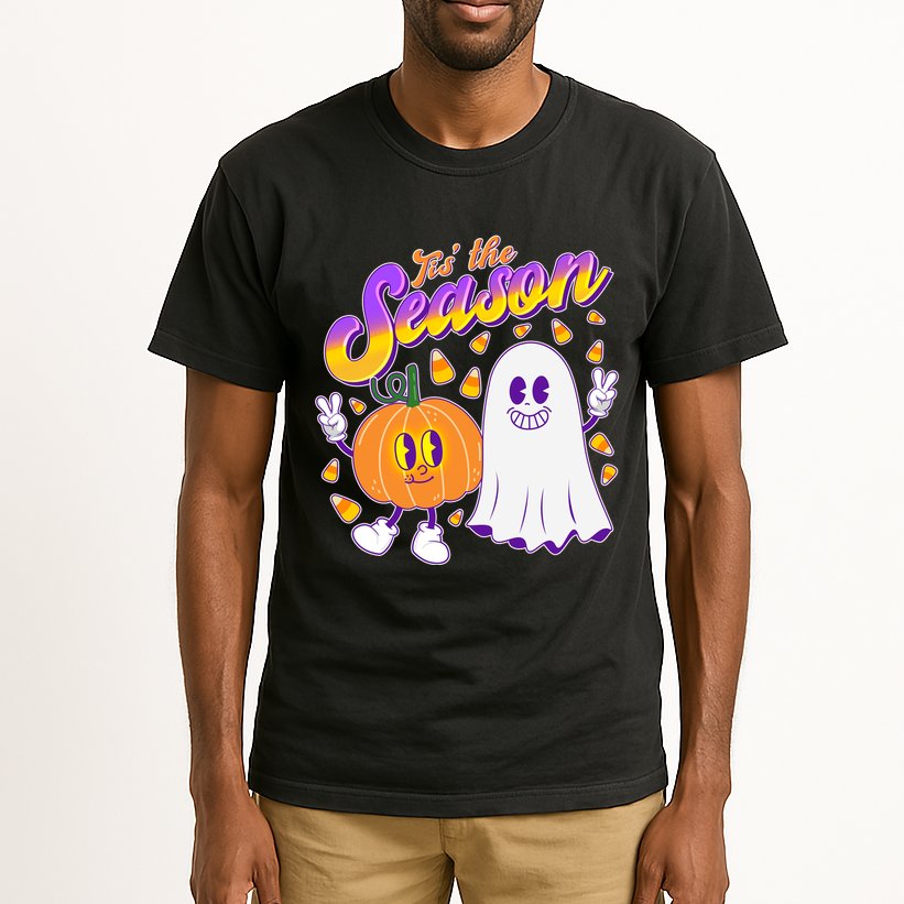 Cute Retro Halloween Tis The Season Tall T-Shirt