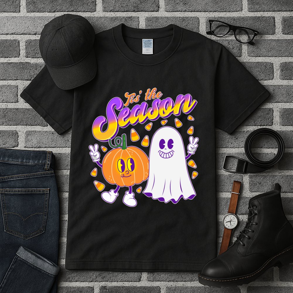 Cute Retro Halloween Tis The Season Tall T-Shirt