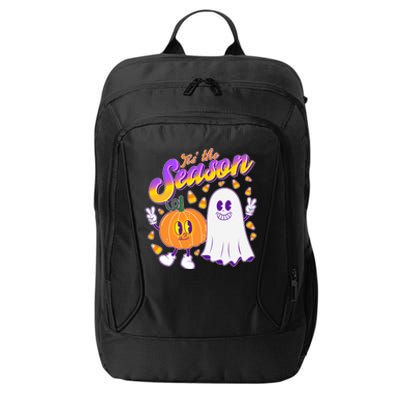 Cute Retro Halloween Tis The Season City Backpack