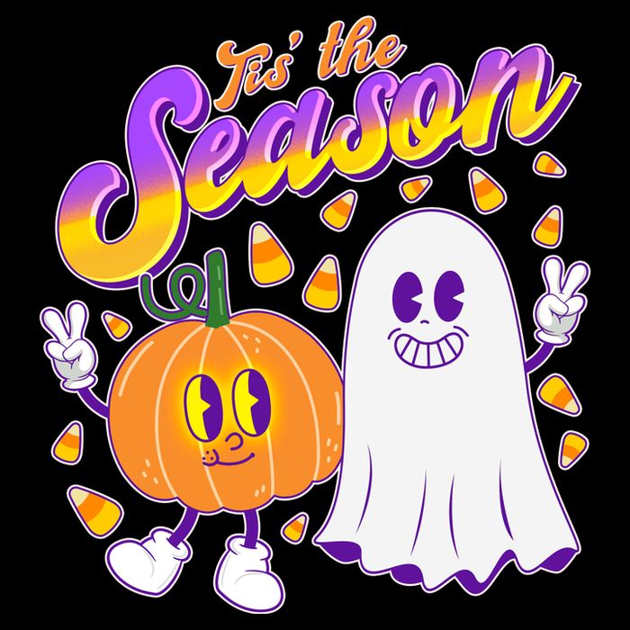 Cute Retro Halloween Tis The Season City Backpack
