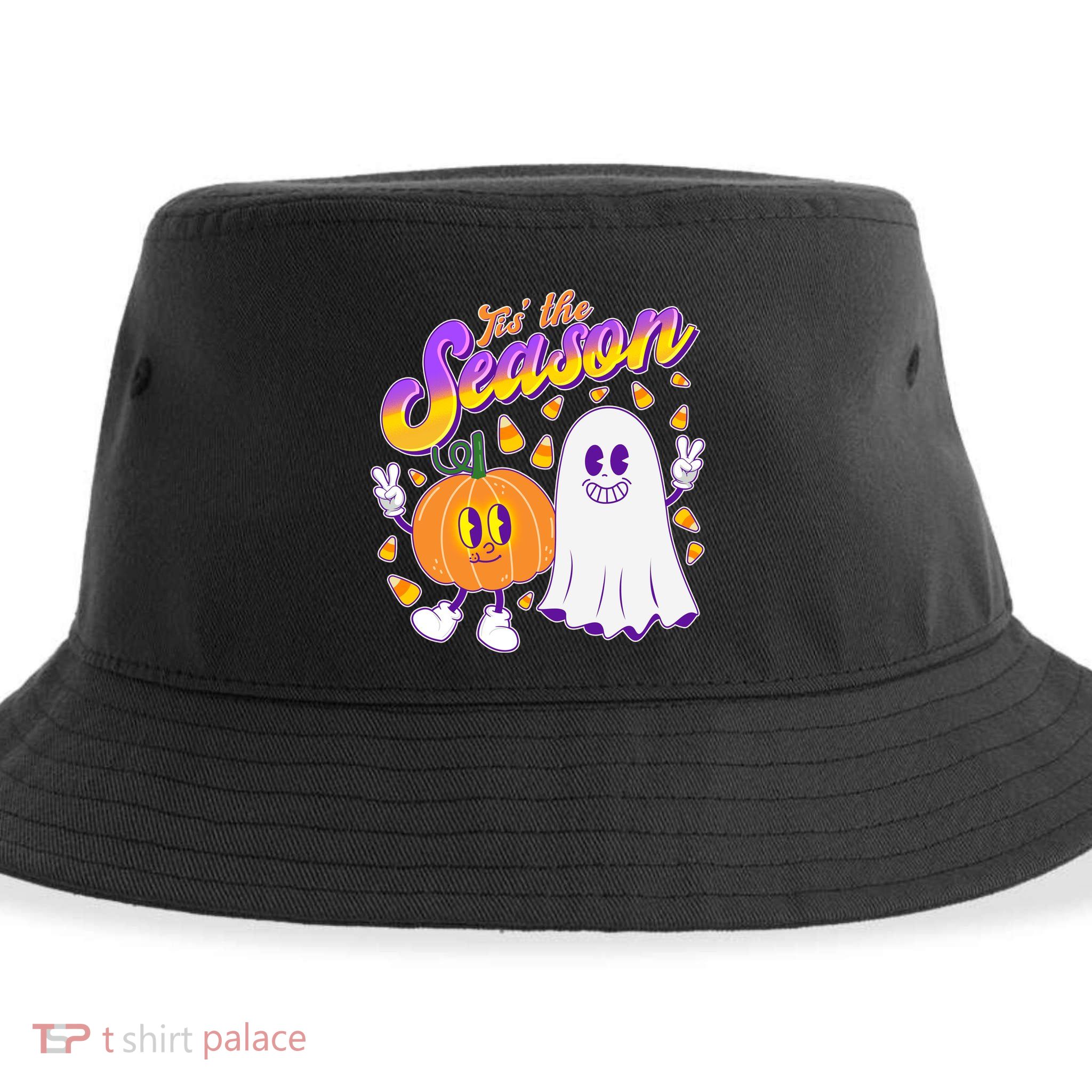Cute Retro Halloween Tis The Season Sustainable Bucket Hat