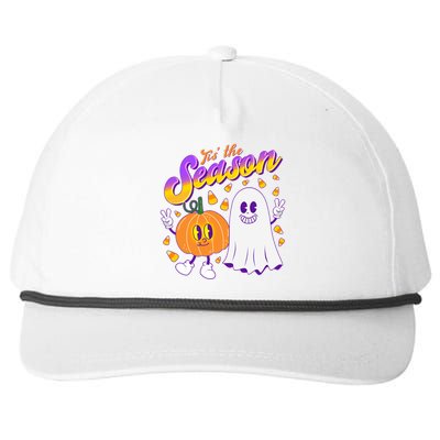 Cute Retro Halloween Tis The Season Snapback Five-Panel Rope Hat