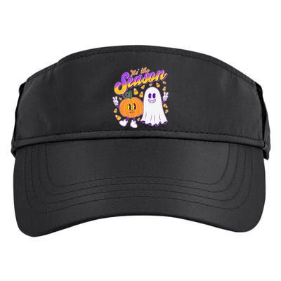 Cute Retro Halloween Tis The Season Adult Drive Performance Visor