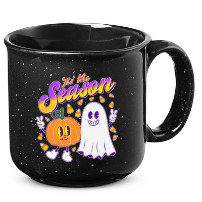 Cute Retro Halloween Tis The Season 15oz Campfire Ceramic Mug