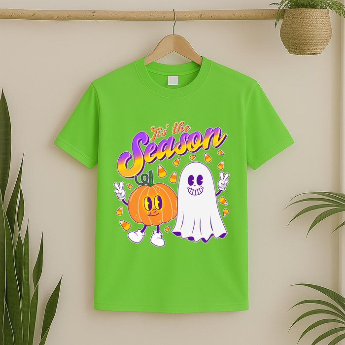 Cute Retro Halloween Tis The Season T-Shirt