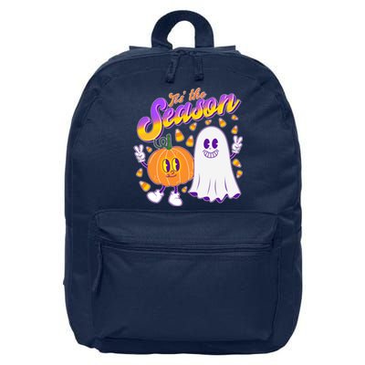 Cute Retro Halloween Tis The Season 16 in Basic Backpack