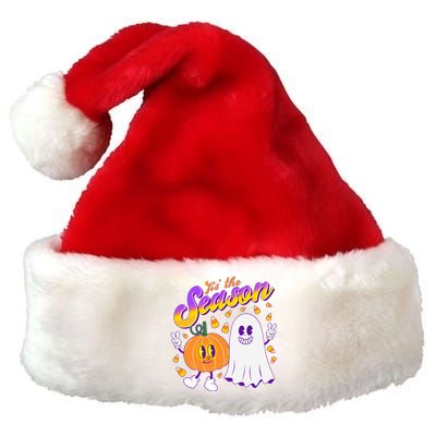 Cute Retro Halloween Tis The Season Premium Christmas Santa Hat