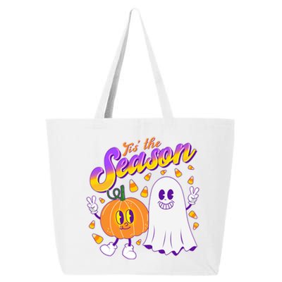 Cute Retro Halloween Tis The Season 25L Jumbo Tote