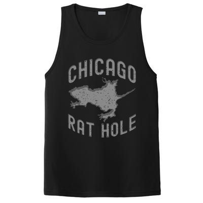 Chicago Rat Hole. Hilarious Souvenir From Chicago Funny PosiCharge Competitor Tank