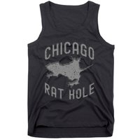 Chicago Rat Hole. Hilarious Souvenir From Chicago Funny Tank Top