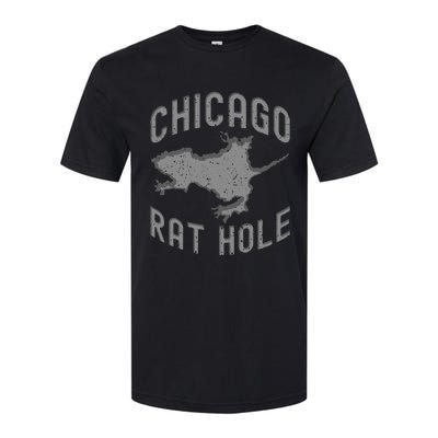 Chicago Rat Hole. Hilarious Souvenir From Chicago Funny Softstyle CVC T-Shirt