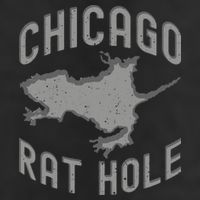 Chicago Rat Hole Hilarious Souvenir From Chicago Funny 7 Panel Mesh Trucker Snapback Hat
