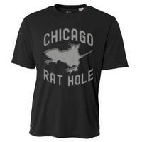 Chicago Rat Hole Hilarious Souvenir From Chicago Funny Cooling Performance Crew T-Shirt