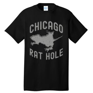 Chicago Rat Hole Hilarious Souvenir From Chicago Funny Tall T-Shirt