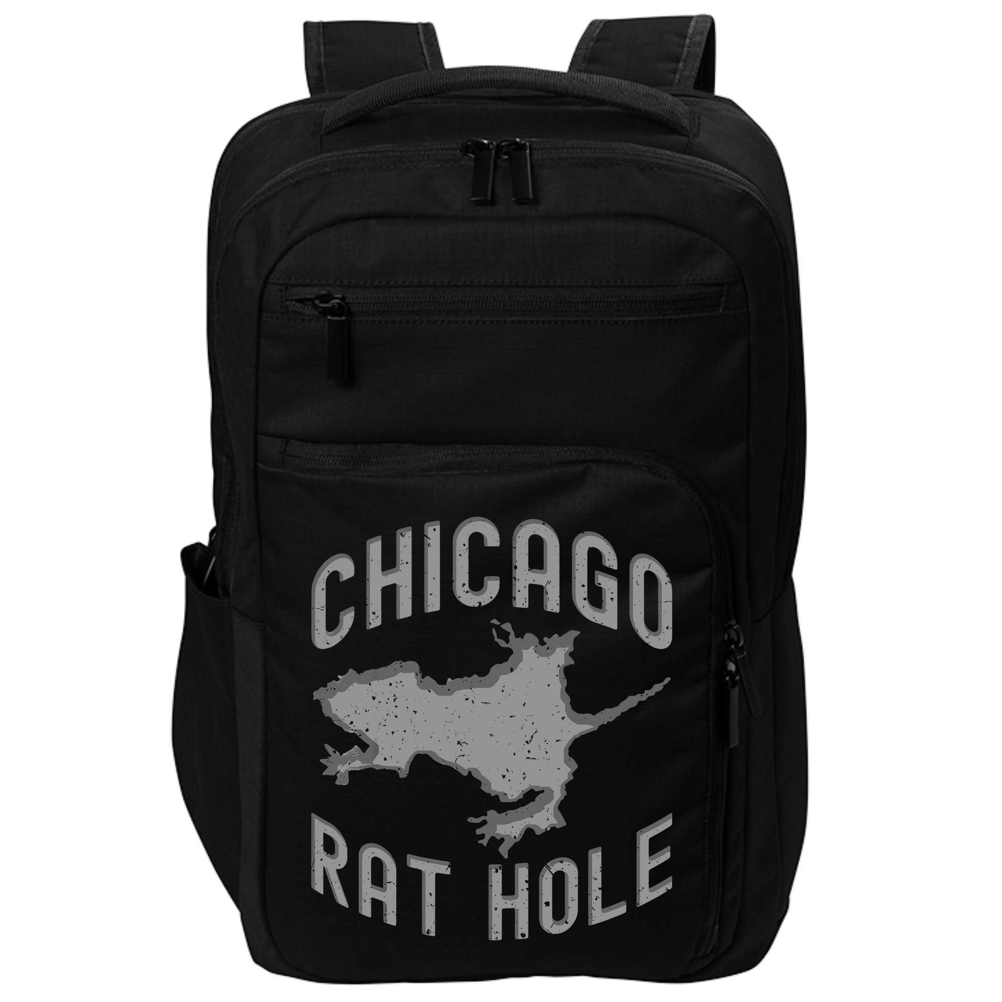 Chicago Rat Hole Hilarious Souvenir From Chicago Funny Impact Tech Backpack