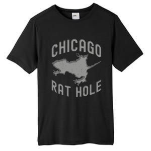 Chicago Rat Hole Hilarious Souvenir From Chicago Funny Tall Fusion ChromaSoft Performance T-Shirt