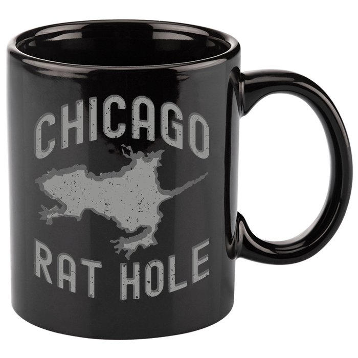 Chicago Rat Hole Hilarious Souvenir From Chicago Funny 11oz C Handle Ceramic Mug