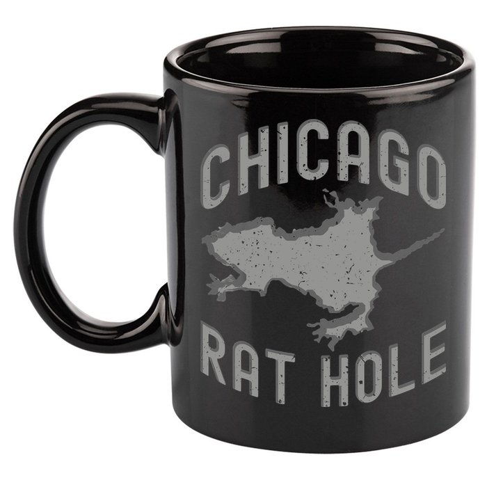 Chicago Rat Hole Hilarious Souvenir From Chicago Funny 11oz C Handle Ceramic Mug