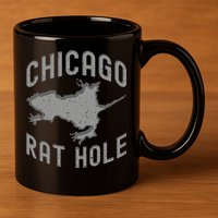 Chicago Rat Hole Hilarious Souvenir From Chicago Funny 11oz C Handle Ceramic Mug