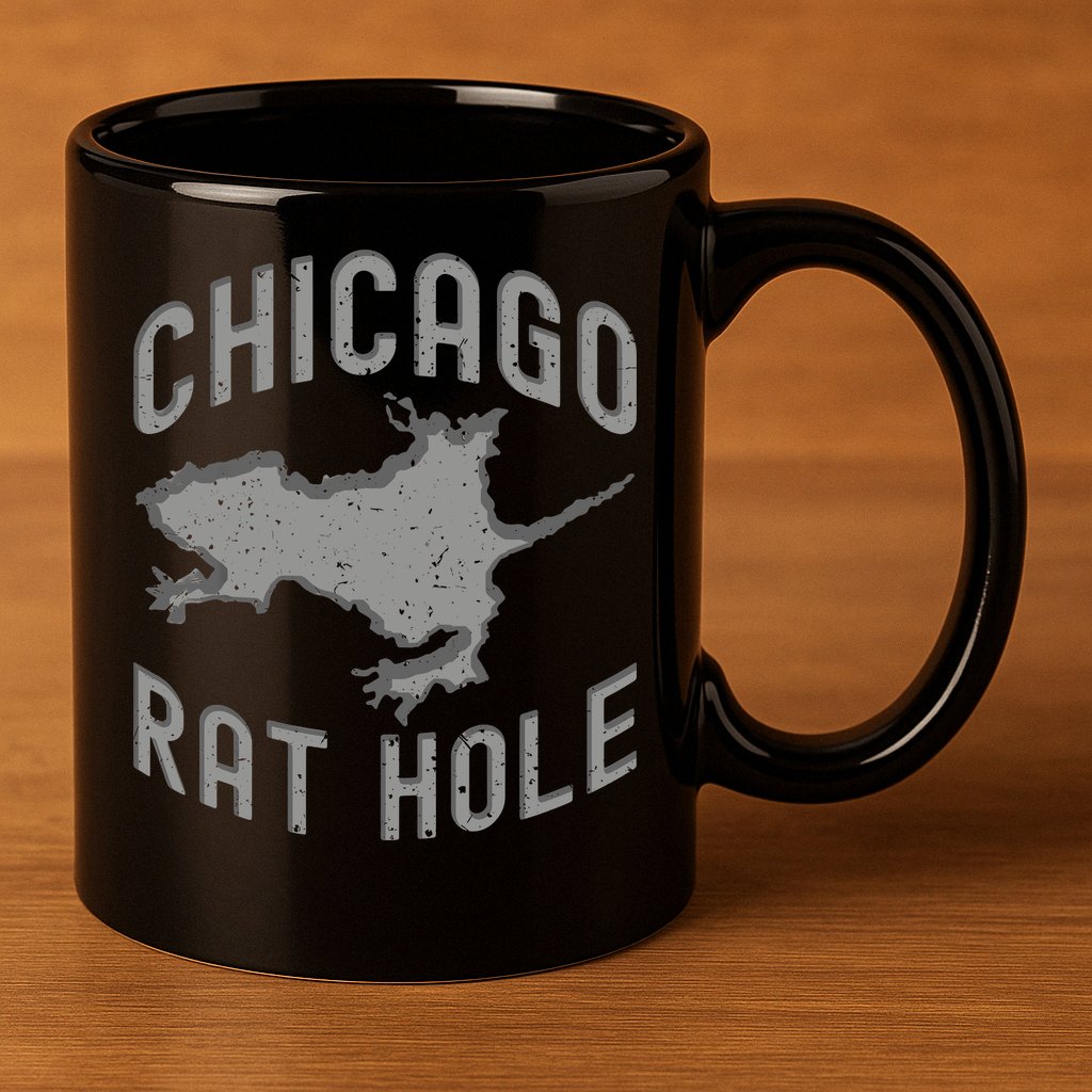 Chicago Rat Hole Hilarious Souvenir From Chicago Funny 11oz C Handle Ceramic Mug