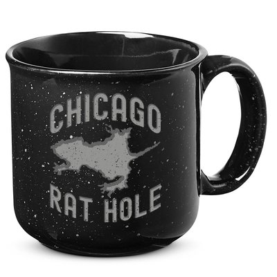 Chicago Rat Hole Hilarious Souvenir From Chicago Funny 15oz Campfire Ceramic Mug