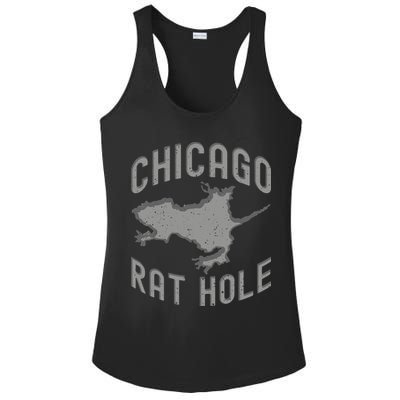 Chicago Rat Hole Hilarious Souvenir From Chicago Funny Ladies PosiCharge Competitor Racerback Tank