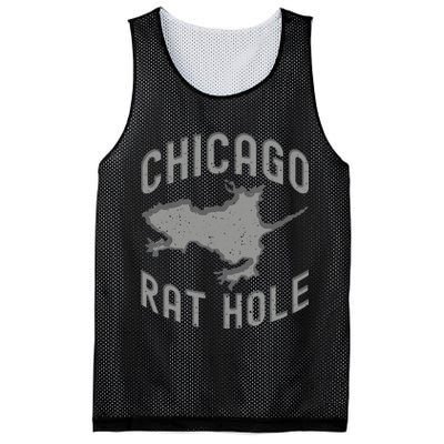 Chicago Rat Hole Hilarious Souvenir From Chicago Funny Mesh Reversible Basketball Jersey Tank