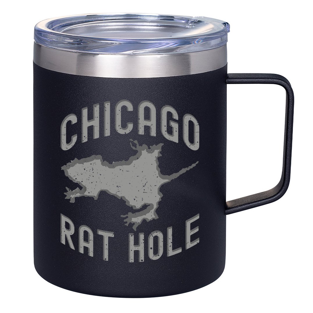 Chicago Rat Hole Hilarious Souvenir From Chicago Funny 12oz Stainless Steel Coffee Mug