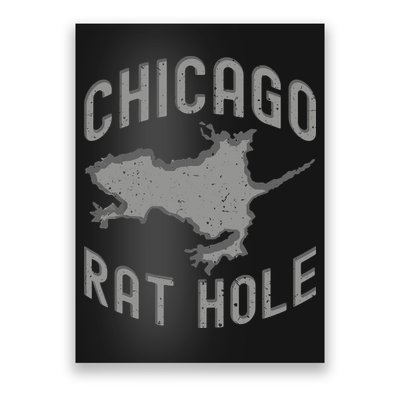 Chicago Rat Hole Hilarious Souvenir From Chicago Funny Poster