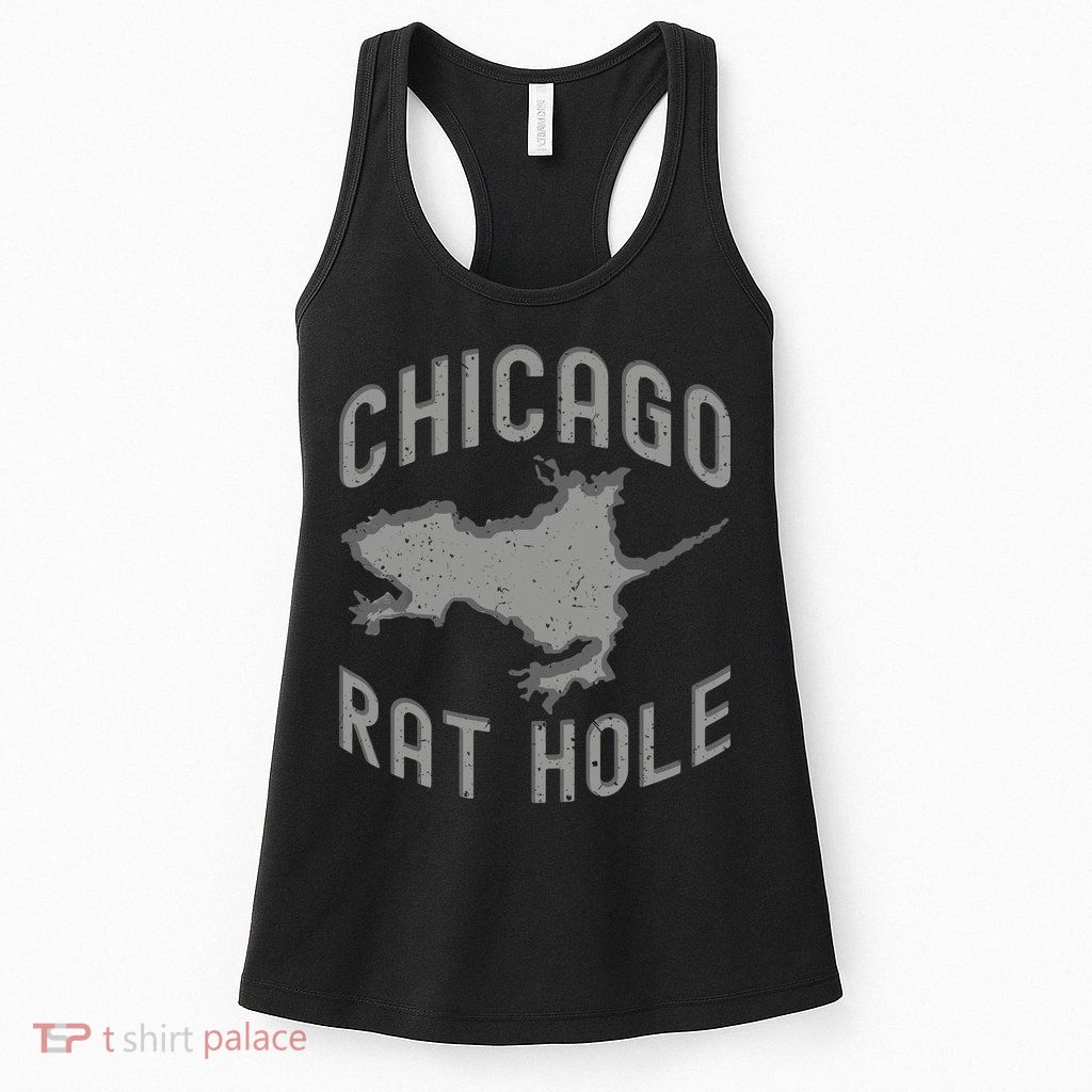 Chicago Rat Hole Hilarious Souvenir From Chicago Funny Womens Tank Top