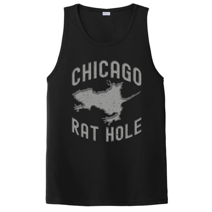 Chicago Rat Hole Hilarious Souvenir From Chicago Funny PosiCharge Competitor Tank