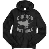 Chicago Rat Hole Hilarious Souvenir From Chicago Funny Tie Dye Hoodie