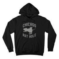 Chicago Rat Hole Hilarious Souvenir From Chicago Funny Tall Hoodie