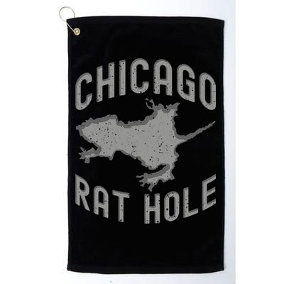 Chicago Rat Hole Hilarious Souvenir From Chicago Funny Golf Towel